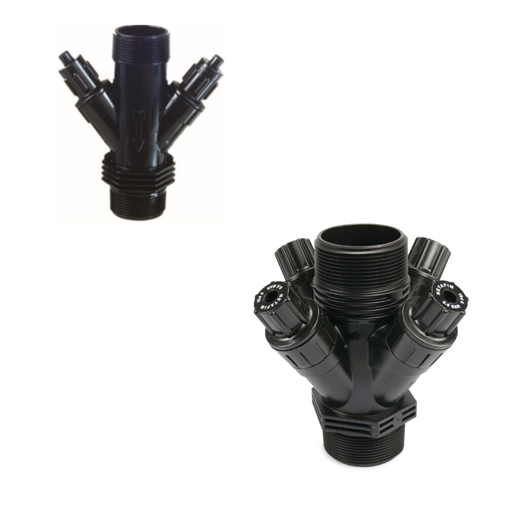 Drukreduceer PRV 1½"+2" kunststof 1,6-16m³/h