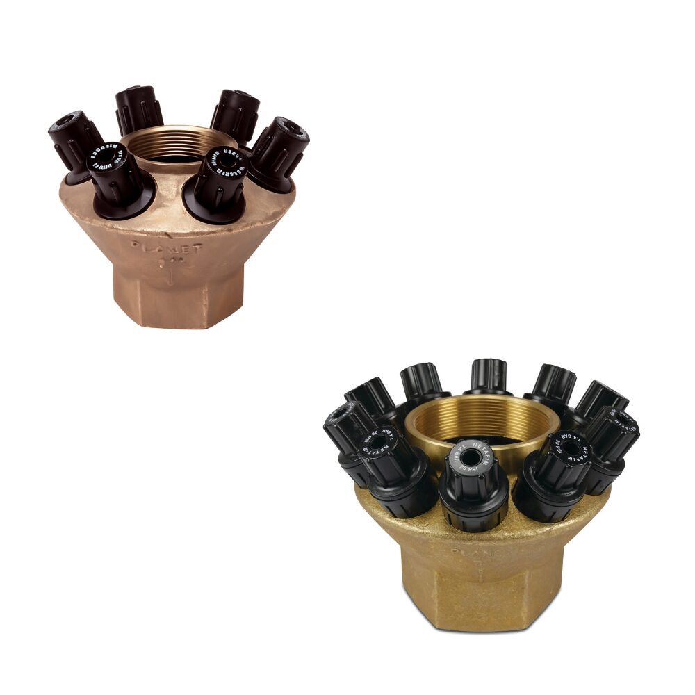 Drukreduceer PRV 2"+3" Messing 2,4-40m³/h